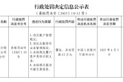 天天吉时渤海银行宁波分行被罚62万元：违反账户管理规定等